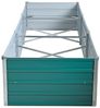 Metall Blumenbeet Hochbeet 240x80x45 cm Grün Pflanzbeet Gemüsebeet Pflanzkasten Bild 2