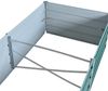 Metall Blumenbeet Hochbeet 240x80x45 cm Grün Pflanzbeet Gemüsebeet Pflanzkasten Bild 5