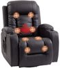HOMCOM Massagesessel 8 Vibrationspunkte, 3 Modi (Relaxsessel, 1-St, Fernsehsessel), Massage- und Wärmefunktion, Hellgrau Bild 4
