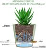 6er Set Selbstbewässernde Blumentöpfe 15.2cm Grün mit Bewässerungssystem Bild 3