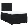 vidaXL Boxspringbett mit Matratze Schwarz 120x200 cm Samt 3292306 Bild 2