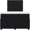 vidaXL Boxspringbett mit Matratze Schwarz 120x200 cm Samt 3292306 Bild 4