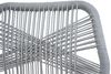 Mendler Rope-Barhocker HWC-O21, 2er-Set, Outdoor Sitzpolster Seilgeflecht Metall, Kissen taupe, Hellgrau, 101x45x52 cm Bild 4
