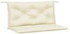 vidaXL Gartenbank-Auflagen 2 Stk. Creme 100x50x7 cm Oxford-Gewebe 361661 Bild 2