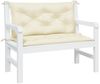 vidaXL Gartenbank-Auflagen 2 Stk. Creme 100x50x7 cm Oxford-Gewebe 361661 Bild 3