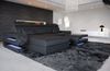 Couch Bologna L Form in Leder - Büffelleder - schwarz - Links Bild 3