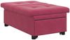 vidaXL Schlafsofa Weinrot 194 x 67 x 82 cm Samt 42008599 Bild 4