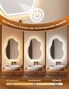 ZMH Asymmetrischer LED Badspiegel 50x70 cm Wandspiegel IP44 Touch Schalter Entfogger Funktion dimmbar Bild 2
