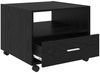 vidaXL Couchtisch Schwarz Eichen-Optik 55 x 55 x 45 cm Holzwerkstoff 880470 Bild 5
