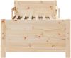 vidaXL Bettrahmen mit Kopfteil Braun 80 x 200 cm Holzwerkstoff 877209 Bild 5