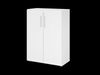 Serie 9' Schrank, Weiß, BxTxH 80 x 42 x 110 cm Bild 2