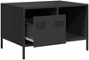 vidaXL Couchtisch Schwarz 68,5x50x43,5 cm Kaltgewalzter Stahl 851280 Bild 5