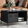 vidaXL Couchtisch Schwarz 68,5x50x43,5 cm Kaltgewalzter Stahl 851280 Bild 4