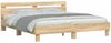 vidaXL Bettgestell mit Kopfteil und LED-Beleuchtung Sonoma-Eiche 3207520 Bild 3