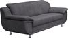 TRENDMANUFAKTUR 3-Sitzer Rondo, Breite 207 cm, breite Armlehnen, Füße chromfarben, Big-Sofa wahlweise mit Federkern, in verschiedenen Bezügen bestellbar Bild 3