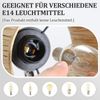 ZMH Deckenstrahler 4 Flammig Deckenleuchte Wohnzimmer - Deckenspots Vintage Strahler Innen Schwarz Natürlich Deckenlampe E14 Papier 350°Schwenkbar Spots für Flur Schlafzimmer (Ohne Leuchtmittel) Bild 2