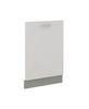 Frontblende Geschirrspüler vollintegriert 60 cm Weiß Hochglanz Küche Bianca Grey Bild 3