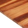 vidaXL Tischplatte Massivholz Palisander 25-27 mm 60×80 cm 285990 Bild 5