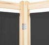 vidaXL 5-teiliger Raumteiler Grau 200 x 170 x 4 cm Stoff 248177 Bild 5