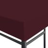 vidaXL Pavillondach 310 g / m² 3x4 m Weinrot 46624 Bild 3