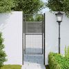 vidaXL Maschen-Gartentor verzinkter Stahl 100 x 175 cm Grau 145774 Bild 4