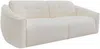 Vente-unique - ASUFA Sofa Stoff Weiß - B 100 cm x H 80 cm x L 208 cm Bild 3