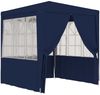 vidaXL Profi-Partyzelt mit Seitenwänden, PE / Stahl blau 2,5 x 2,5 m, 90 g/m² Bild 2