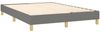 Boxspringbett mit Matratze & LED Stoff Dunkelgrau 140x200 cm Bild 5