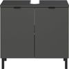 Germania WB-Unterschrank 1980-547 GW-Arcena, in Graphit, mit Metallfüßen, 60 x 56 x 34 cm (BxHxT) Bild 3