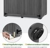 M MCombo Gartenschrank Gartenhaus Holz Outdoor Wetterfest , 0912EY(grau) Bild 5