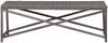 vidaXL Gartenbank 120 cm Poly Rattan Grau 46211 Bild 2