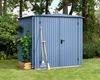 Hörmann Ecostar Metall-Gerätehaus Trend mit Satteldach Typ 2, 238x238 cm , taubenblau, 5,7 m²,2-flüglige Tür Bild 2