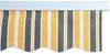 Alu-Markise HWC-E49, Gelenkarmmarkise Sonnenschutz 2,5x2m ~ Polyester grau-gelb gestreift Bild 2