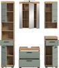 Xonox Scout Badkombination (B/H/T: 164x191x34 cm) in Salbei und Artisan Eiche Nachbildung Bild 3