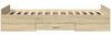 vidaXL Bettgestell mit Schubladen Sonoma-Eiche 90x200cm Holzwerkstoff 3280337 Bild 5