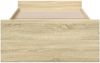 vidaXL Bettgestell mit Schubladen Sonoma-Eiche 90x200cm Holzwerkstoff 3280337 Bild 4