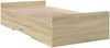 vidaXL Bettgestell mit Schubladen Sonoma-Eiche 90x200cm Holzwerkstoff 3280337 Bild 3