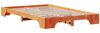 vidaXL Bettrahmen Wachsbraun 140 x 190 cm Massives Kiefernholz 872868 Bild 4