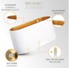 SSC-LUXon LED Wandleuchte JOBERO Wandleuchte weiß Up & Down mit LED 3W G9 Licht dimmbar warmweiß, Warmweiß Bild 2