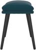 vidaXL Fußhocker Blau 45 x 29,5 x 39 cm Samt [341514] Bild 4