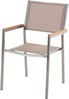 Essgruppe für 6 Personen GROSSETO Stein Granit Optik 180x90x76 cm Beige Bild 5