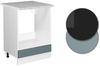 Herdumbauschrank R-Line Blau-Grau 60 cm , AP Marmor Vicco Bild 4