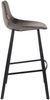 Barhocker FRANKY VELVET Samt Grau von DutchBone Bild 4