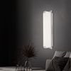 LED Wandleuchte, Chrom, Glas, 43 cm Bild 3