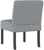 vidaXL Polsterstuhl Hellgrau Stoff 352457 Bild 5
