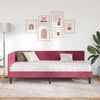 vidaXL Eckbettgestell mit Matratze Sonstiges 2 pcs Grün Samt 3393782 Bild 3