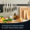 KHG Santokumesser Messer Küchenmesser | 17,78 cm Klinge aus rostfreiem Stahl | ergonomischer Griff mit Fingerschutz, 3-fach vernietet Bild 5