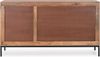 Sideboard Aidinka aus Mangoholz, handgefertigte Schnitzereien, Retro Chic, braun, 145 cm Bild 4