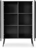 Selsey 'Zova' Highboard 2-türig, schwarz, ca. 129 x 103 x 39 cm Bild 4