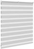 vidaXL Doppelrollo Hellgrau 125x100 cm Stoffbreite 120,9 cm Polyester 4014422 Bild 4